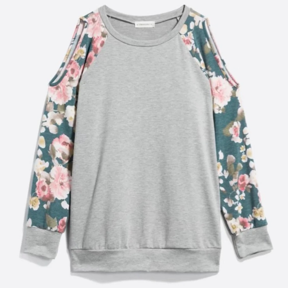 Crescent Cold Shoulder Top